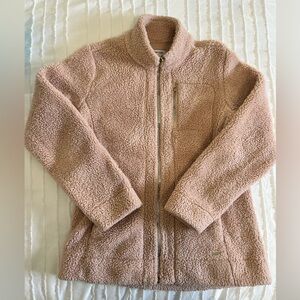 Light pink ladies full zip fleece